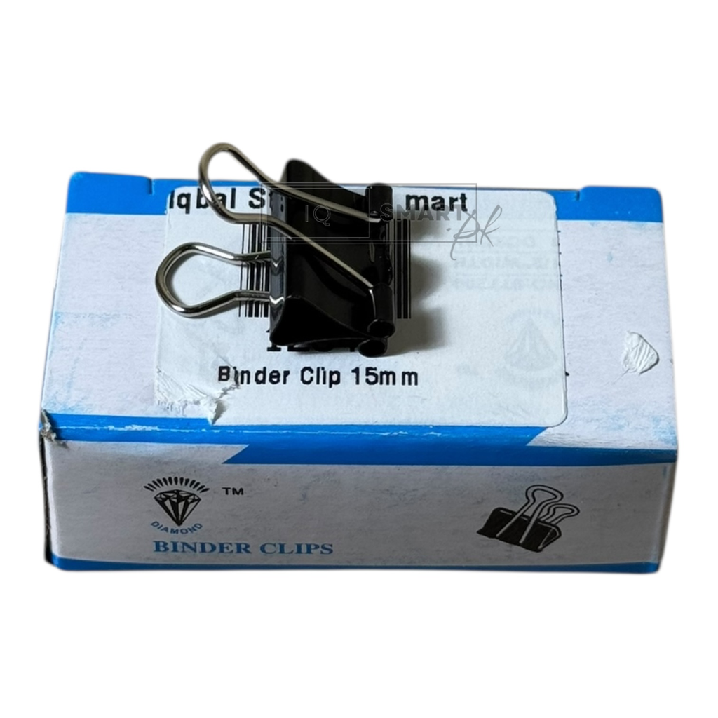 Diamond Binder Clips 15mm box